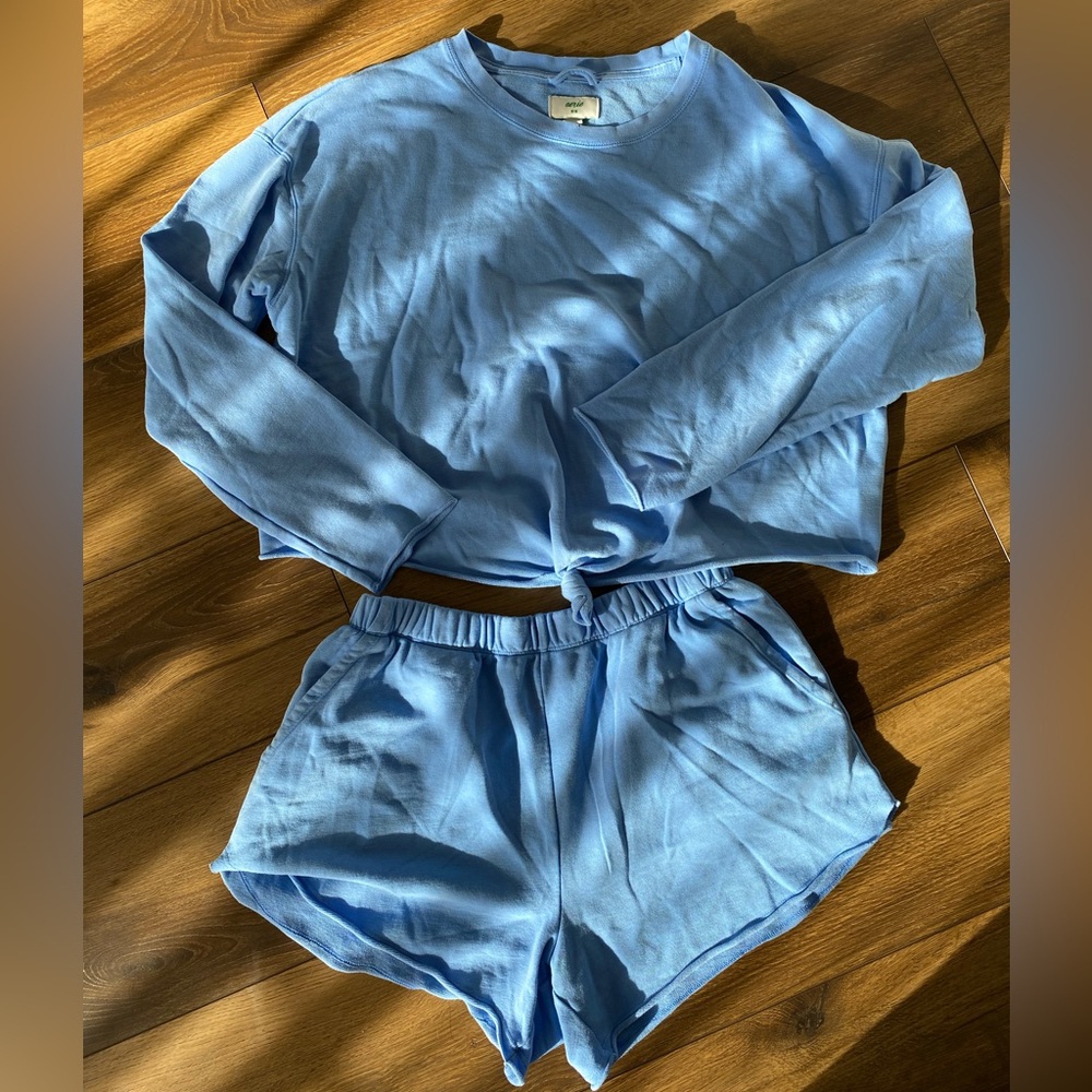Aerie Short and Sweater Lounge Set
